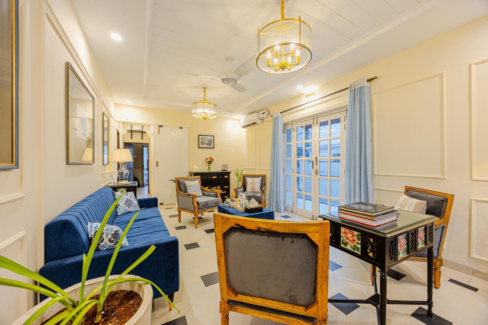Elivaas 4 Bhk Villa Near Beach With Private Pool & Bar - Casa Boa Vida Candolim Buitenkant foto